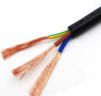 Гибкий провод 3G x 1,0 мм, 300/500 В, 3-жильный, 1,0 мм2, с ПВХ-изоляцией, в ПВХ-оболочке, многожильный гибкий кабель 18 AWG