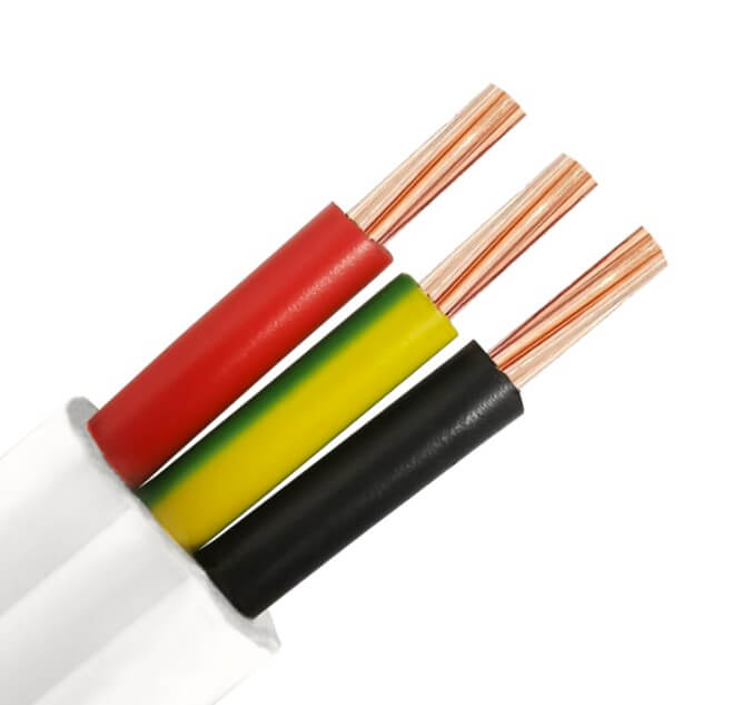 Производитель Электрический провод 18AWG, плоский кабель, 2-жильный, 3-жильный, 1,5 мм, 2,5 мм, 4 кв. мм, ПВХ-оболочка, заводская цена, плоский электрический провод FFC, силовой кабель