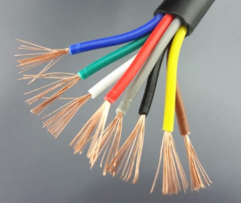 IEC60227 53 RVV Высококачественные многожильные жилы Медь ПВХ Оболочка 12wag 14awg 16awg 18awg H05VV-F Гибкий электрический проводной кабель