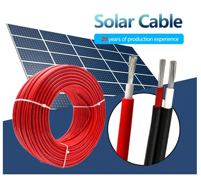 2-жильный 1,5 2,5 кв. мм, 4 мм, 6 мм, 10 мм, 16 мм, аккумуляторный кабель с изоляцией из сшитого полиэтилена, медный двойной солнечный фотоэлектрический кабель постоянного тока для солнечной панели