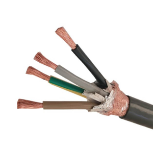 300/500 В 0,75 мм2 Многожильные гибкие медные проволочные сетки с экранированной ПВХ-изоляцией и ПВХ-оболочкой 0,75 кв. мм Экранированные гибкие кабели