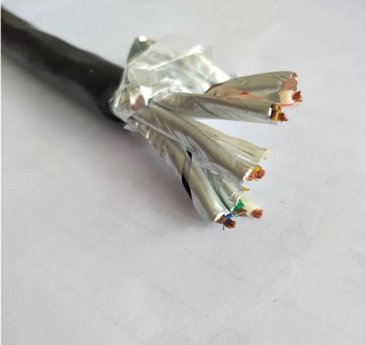 Китай Витые пары 8X2X2,5 мм2 С изоляцией из сшитого полиэтилена с индивидуальным экраном LSZH в оболочке 8 пар 2-жильный инструментальный кабель 2,5 мм2
