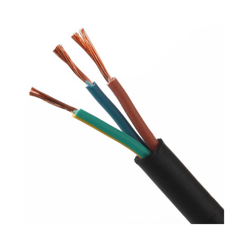 Гибкий провод 3G x 1,0 мм, 300/500 В, 3-жильный, 1,0 мм2, с ПВХ-изоляцией, в ПВХ-оболочке, многожильный гибкий кабель 18 AWG